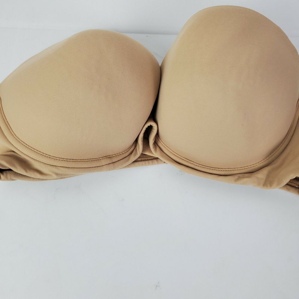 Soma‎ Womens 38D Embraceable Multiway Strapless Bra Beige Underwire
